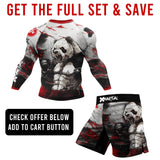Shredded Panda 2.0 Hybrid Grappling Shorts XMARTIAL