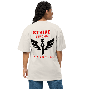 Strike Strong Oversized Faded T-Shirt XMARTIAL