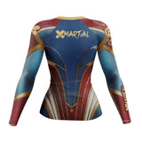 Super Strength Hero Women's BJJ Rash Guard XMARTIAL