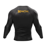 Tuxedo Long Sleeve White/Black Compression Shirt XMARTIAL