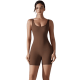 V-Back Scrunch Women's Rompers Jumpsuit XMARTIAL