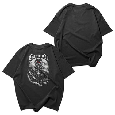 Viking Samurai Oversized Faded T-Shirt XMARTIAL