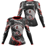 Water Yin Yang Women's BJJ Rash Guard XMARTIAL