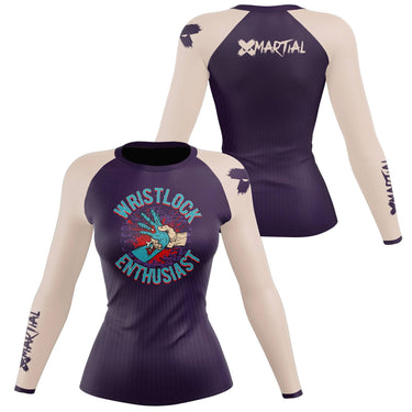 Wristlock Enthusiast Women's BJJ Rash Guard XMARTIAL