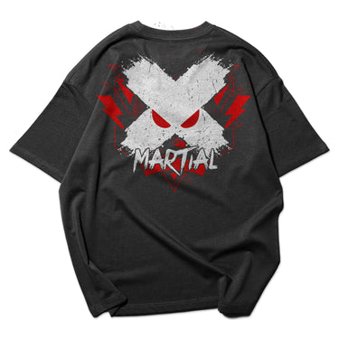 XMartial Thunder Oversized Faded T-Shirt XMARTIAL