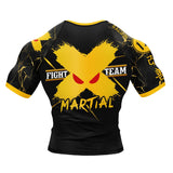 XMartial Voltage Fight Team BJJ Rash Guard XMARTIAL
