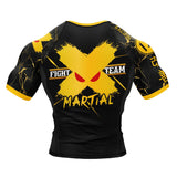 XMartial Voltage Fight Team BJJ Rash Guard XMARTIAL