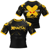 XMartial Voltage Fight Team BJJ Rash Guard XMARTIAL
