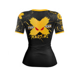 XMartial Voltage Fight Team Women's BJJ Rash Guard XMARTIAL