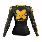 XMartial Voltage Fight Team Women's BJJ Rash Guard XMARTIAL
