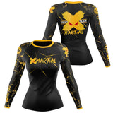 XMartial Voltage Fight Team Women's BJJ Rash Guard XMARTIAL