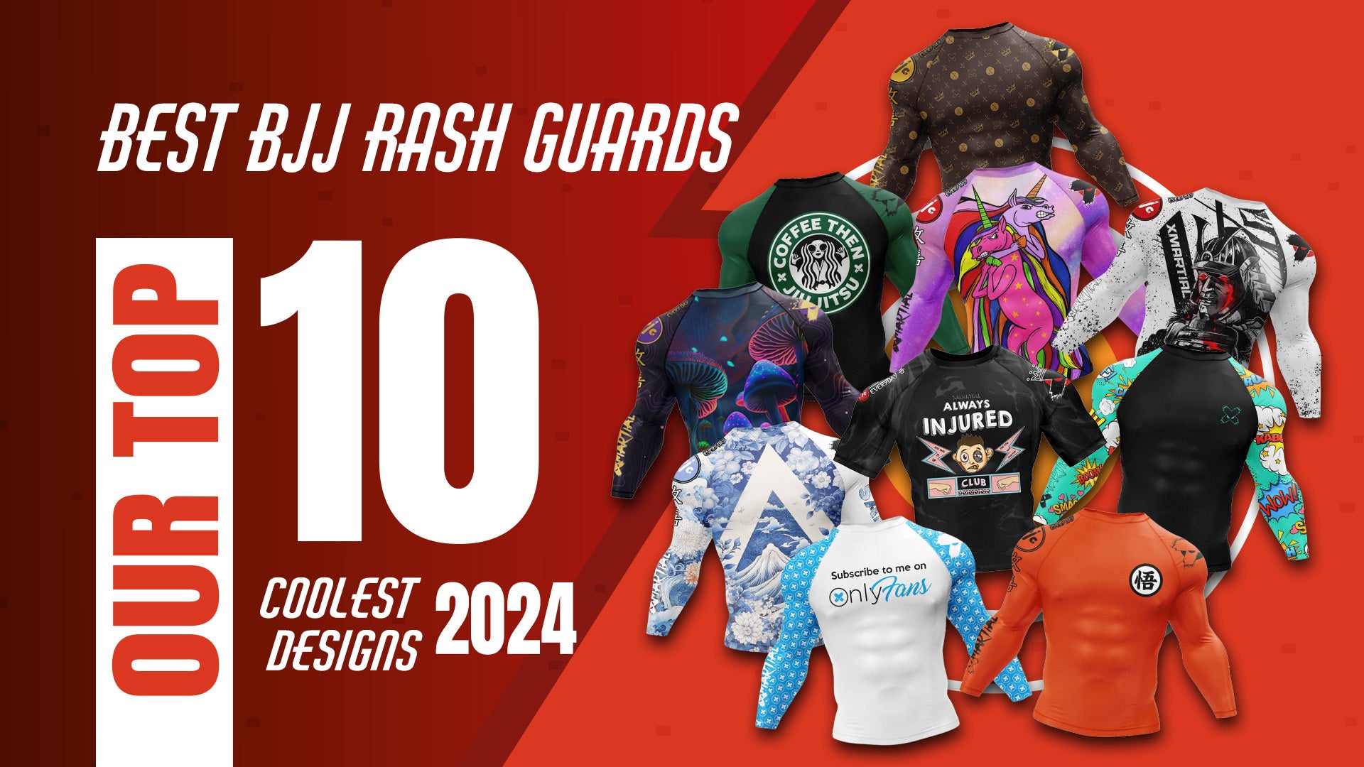 Best BJJ Rash Guards: Our Top 10 Coolest Designs 2024