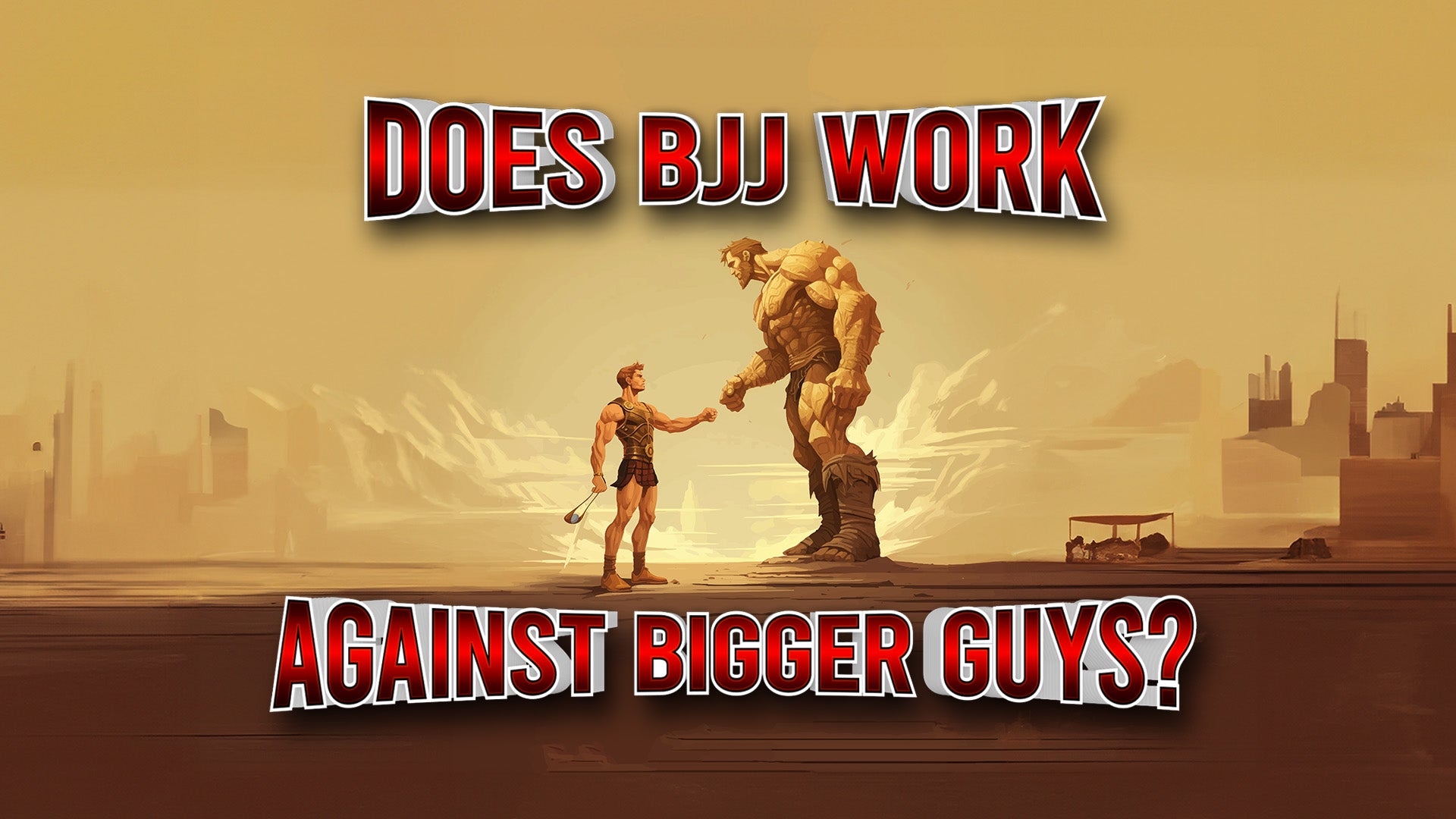 Does BJJ Work Against Bigger Guys?