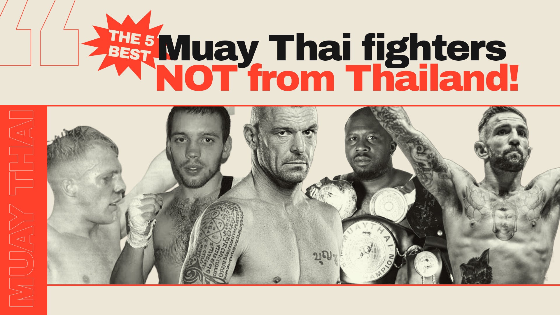 The 5 BEST Muay Thai fighters NOT from Thailand!