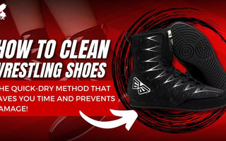how to clean wrestling shoes