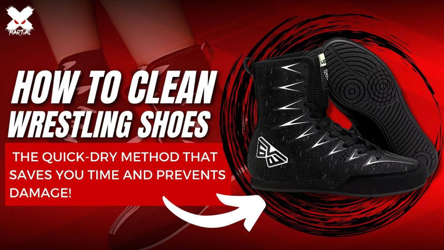 how to clean wrestling shoes