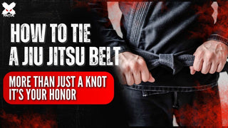 how to tie jiu jitsu belt