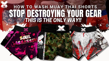 how to wash muay thai shorts