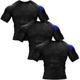 Accent Minimalist White/Black Compression Shirt XMARTIAL