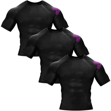 Accent Minimalist White/Black Compression Shirt XMARTIAL