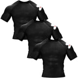 Accent Minimalist White/Black Compression Shirt XMARTIAL