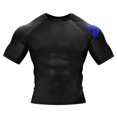Accent Minimalist White/Black Compression Shirt XMARTIAL
