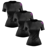 Accent Minimalist Women's White/Black Compression Shirt XMARTIAL