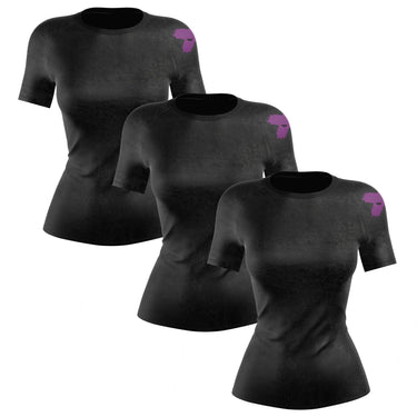 Accent Minimalist Women's White/Black Compression Shirt XMARTIAL