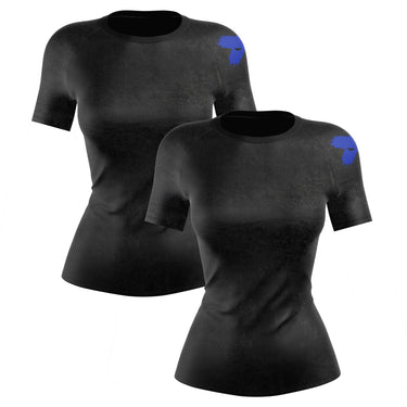 Accent Minimalist Women's White/Black Compression Shirt XMARTIAL
