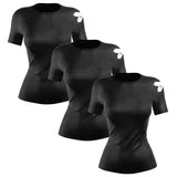 Accent Minimalist Women's White/Black Compression Shirt XMARTIAL
