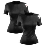 Accent Minimalist Women's White/Black Compression Shirt XMARTIAL