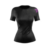 Accent Minimalist Women's White/Black Compression Shirt XMARTIAL