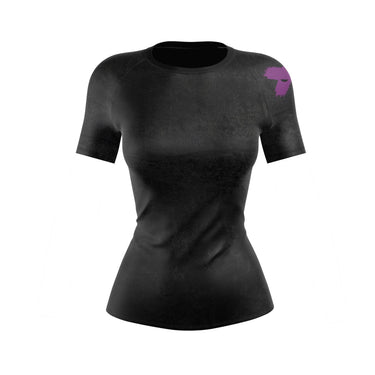 Accent Minimalist Women's White/Black Compression Shirt XMARTIAL