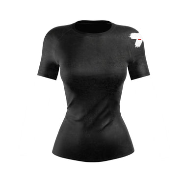 Accent Minimalist Women's White/Black Compression Shirt XMARTIAL