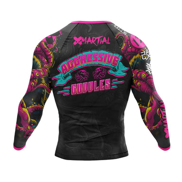 Aggressive Cuddles BJJ Rash Guard XMARTIAL