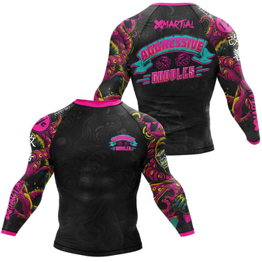 Aggressive Cuddles BJJ Rash Guard XMARTIAL