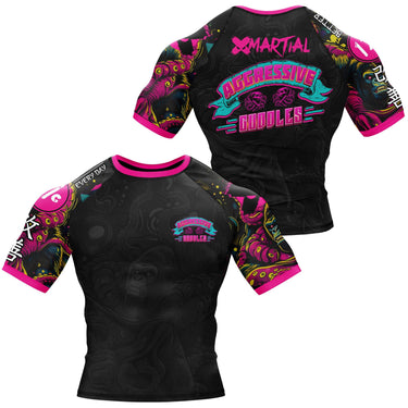 Aggressive Cuddles BJJ Rash Guard XMARTIAL