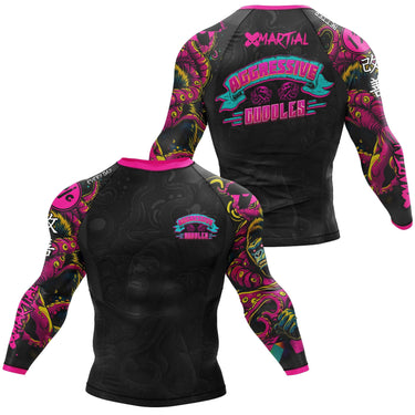 Aggressive Cuddles BJJ Rash Guard XMARTIAL