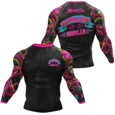 Aggressive Cuddles BJJ Rash Guard XMARTIAL