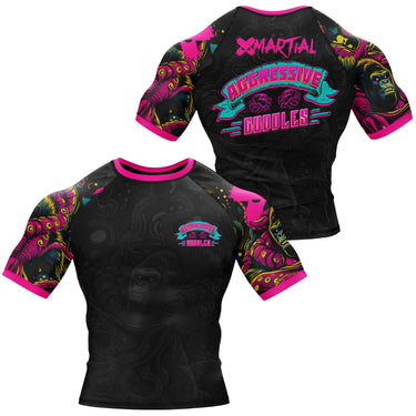 Aggressive Cuddles BJJ Rash Guard XMARTIAL
