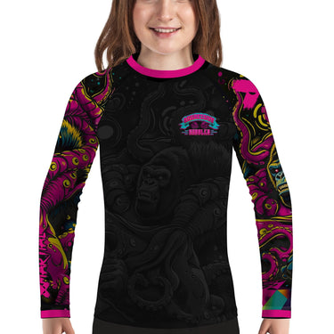 Aggressive Cuddles Kids BJJ Rash Guard XMARTIAL