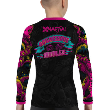 Aggressive Cuddles Kids BJJ Rash Guard XMARTIAL