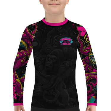 Aggressive Cuddles Kids BJJ Rash Guard XMARTIAL