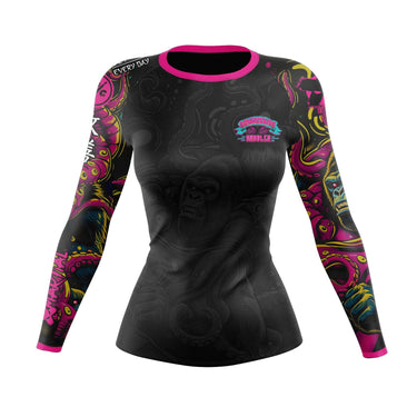 Aggressive Cuddles Women's BJJ Rash Guard XMARTIAL