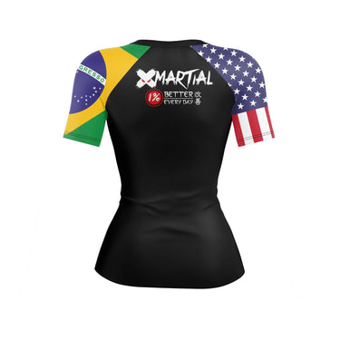 Alliance Women's BJJ Rash Guard XMARTIAL