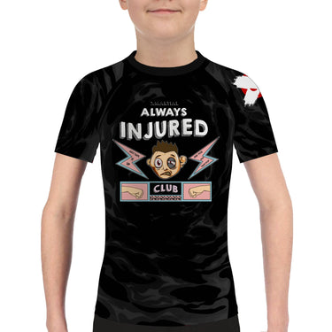 Always Injured Kids BJJ Rash Guard XMARTIAL