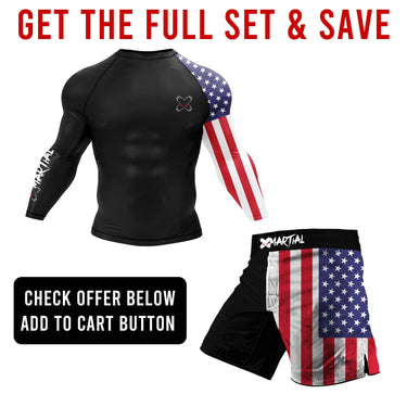 American Warrior 2.0 Hybrid MMA Shorts XMARTIAL