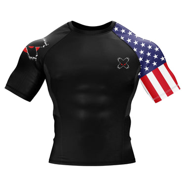American Warrior BJJ Rash Guard XMARTIAL