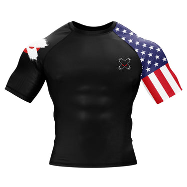 American Warrior BJJ Rash Guard XMARTIAL