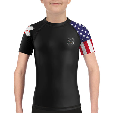 American Warrior Kids BJJ Rash Guard XMARTIAL